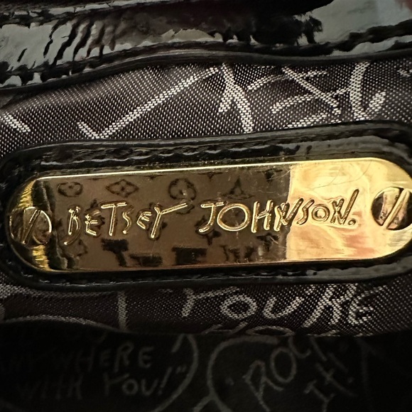 Betsey Johnson satchel purse with free mini bag! 💗 - Picture 13 of 16